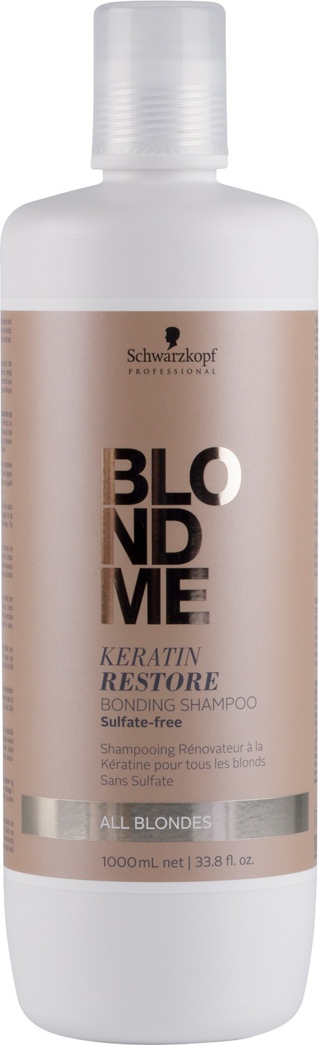 Blondme Schwarzkopf Keratin Restore Shampoo 1 Litre